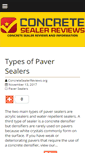 Mobile Screenshot of concretesealerreviews.org