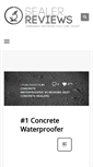 Mobile Screenshot of concretesealerreviews.com